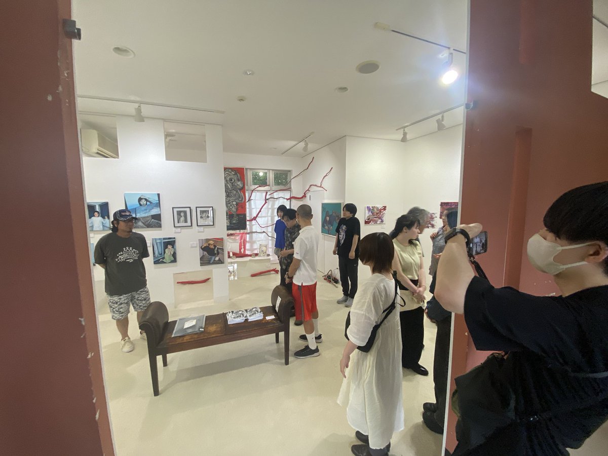 ギャラリートークはじまりました‼️