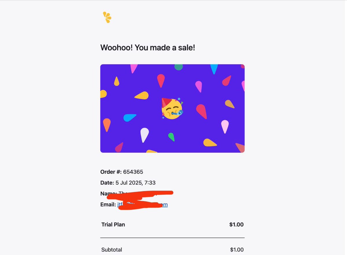 Guys Guys Guys , I have made the first sale for postscheduler[.]co .
Today , every reel , every tweet , everything feels worth it . 
Its not much but a worthy kickstart I needed to keep going .