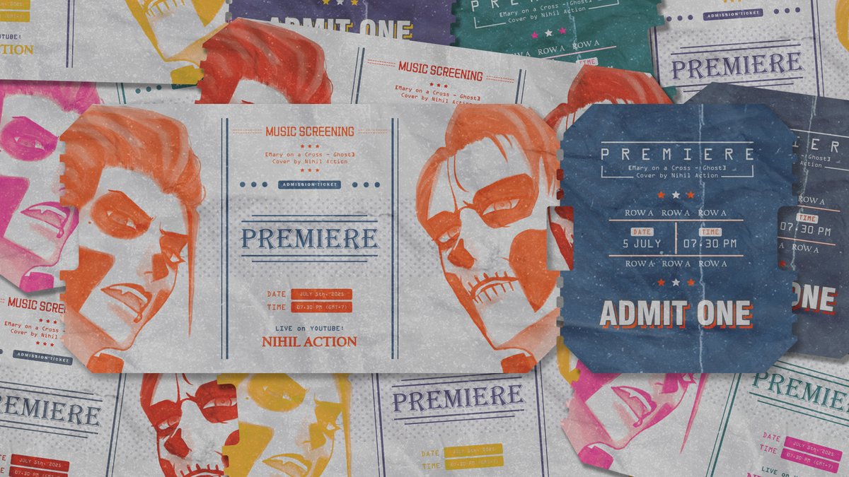 ‣  「 cover. 」  ∙  

We're thrilled to invite you to:
Mary on A Cross - Ghost 
Cover by Nihil Action

📅 5 July 2025 | 07.30 PM (GMT+7)
🔗 youtu.be/hYX5KNeXVyM

Thank you for the support! We hope you enjoy the performance as much as we enjoyed making it!

#vtuber #vtuberid