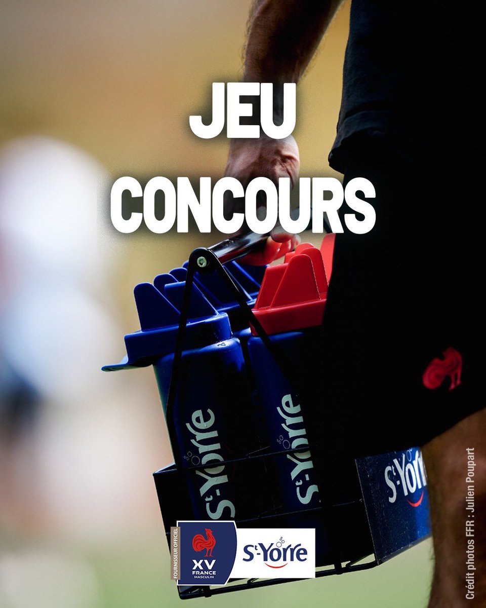 St-Yorre Rugby (@styorrefr) on Twitter photo ⏱️ Mi-Temps | NZL 21 - 13 FRA
Les Bleus ont la tête dans le guidon ! C'est le moment de s'hydrater et de recharger les batteries.
🎁 Tentez de gagnez le bidon du St-Yorre du XV de France.
🍀 Pour tenter votre chance
➡ #RT ce tweet
➡ Follow <a href="/styorreFR/">St-Yorre Rugby</a>
#NZLFRA ⏱️ Mi-Temps | NZL 21 - 13 FRA
Les Bleus ont la tête dans le guidon ! C'est le moment de s'hydrater et de recharger les batteries.
🎁 Tentez de gagnez le bidon du St-Yorre du XV de France.
🍀 Pour tenter votre chance
➡ #RT ce tweet
➡ Follow <a href="/styorreFR/">St-Yorre Rugby</a>
#NZLFRA