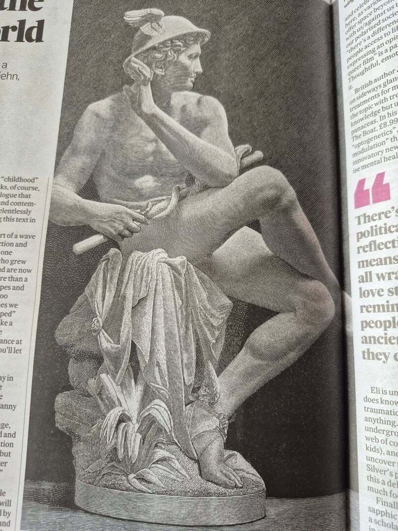 YA review day! In today's Irish Times (Ticket pp24-5), we look at:
🌋🌈 Vesuvius - Cass Biehn - @atombooks
🗿🌈 Brian Selznick - Run Away With Me - @scholastic_uk
🗽🌈 Abdi Nazemian - Like A Love Story - @littletigerbooks
🧠🌈 Josh Silver - Traumaland - … instagr.am/p/DLt_BykCPKk/