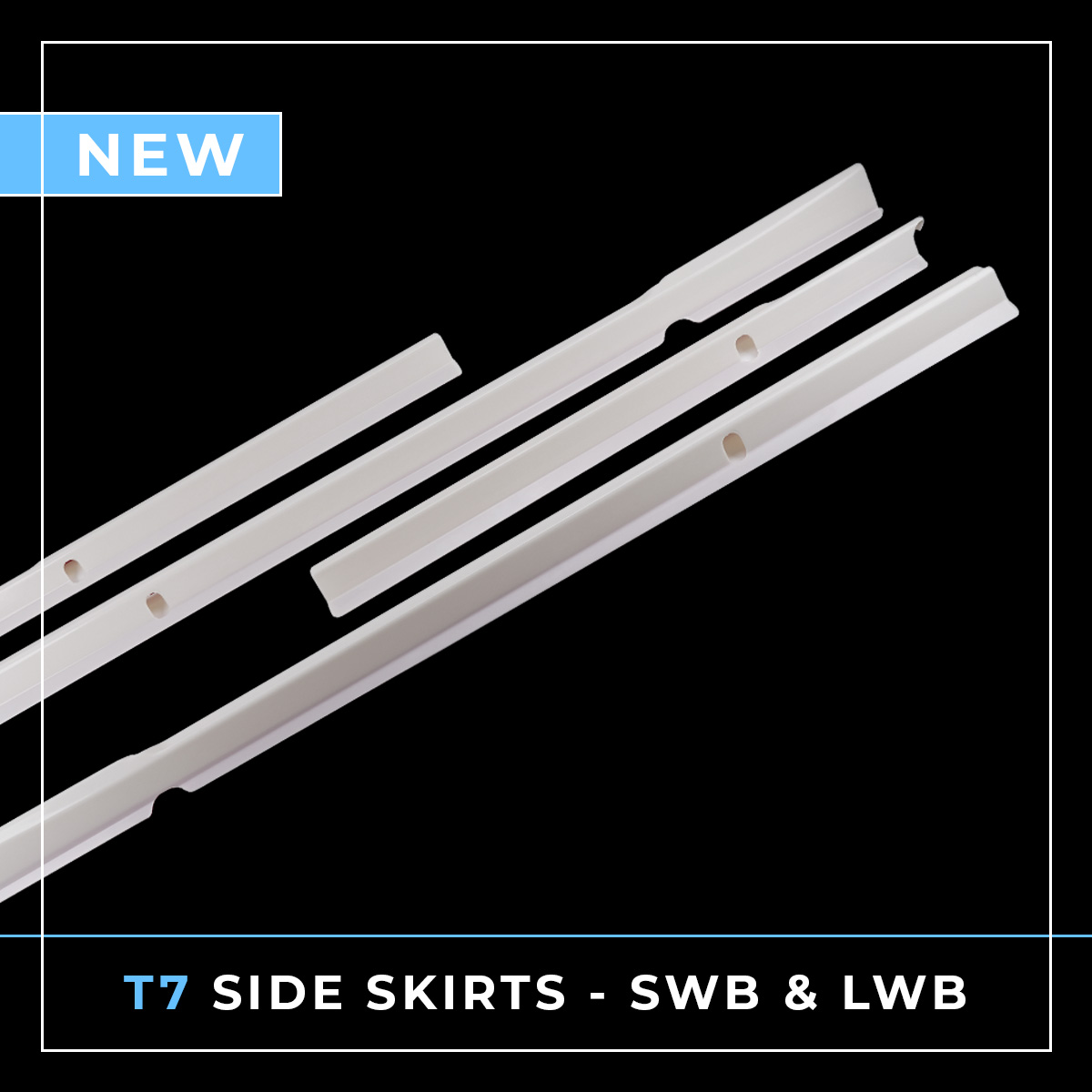 Save 10% OFF our NEW range of T7 Upgrades this weekend only! 🚨

We have new Bumper Protectors, Rear Spoilers &amp; Side Skirts all with a 10% early bird discount this weekend! 🤙

Shop our new range of T7 Upgrades &amp; Accessories here! ⏬

veedubtransporters.co.uk/product-tag/t7…