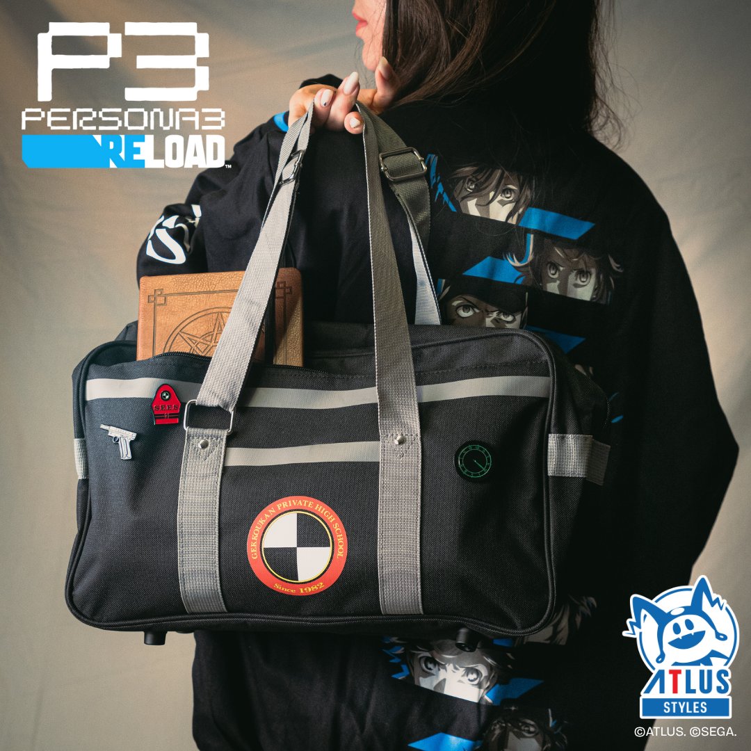 AtlusStyles's tweet image. Are you ready for Anime Expo Day 3? It’s all about Persona 3 Reload. 💙 🌙
Rep Gekkoukan in style at AX with must-have P3R gear — from the shoulder bag and flannel shirt to the bomber jacket.
Come find us and level up your #P3R collection while it lasts! 👀 ✨
📍South Hall:…