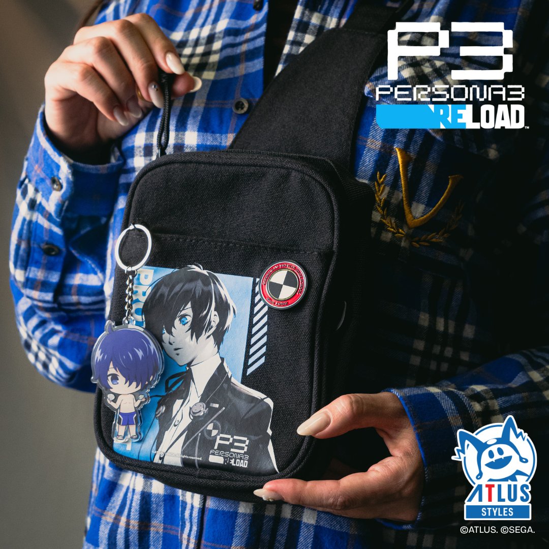 AtlusStyles's tweet image. Are you ready for Anime Expo Day 3? It’s all about Persona 3 Reload. 💙 🌙
Rep Gekkoukan in style at AX with must-have P3R gear — from the shoulder bag and flannel shirt to the bomber jacket.
Come find us and level up your #P3R collection while it lasts! 👀 ✨
📍South Hall:…