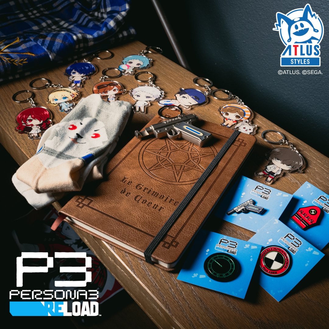 AtlusStyles's tweet image. Are you ready for Anime Expo Day 3? It’s all about Persona 3 Reload. 💙 🌙
Rep Gekkoukan in style at AX with must-have P3R gear — from the shoulder bag and flannel shirt to the bomber jacket.
Come find us and level up your #P3R collection while it lasts! 👀 ✨
📍South Hall:…
