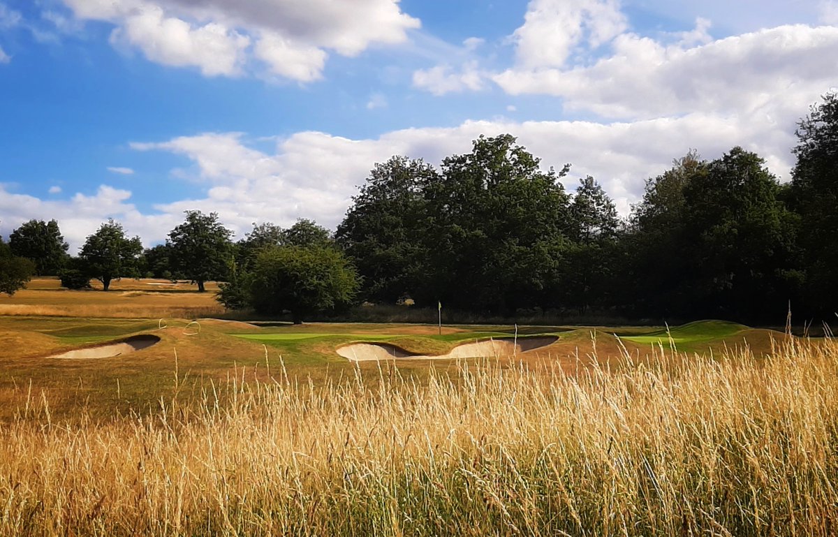 The 13th green here looking very much like an inland links. This phot was taken by Richard Collins on Thursday afternoon. Thank you to Richard.