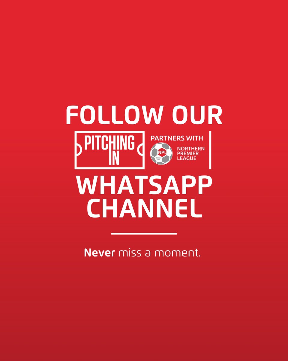 NorthernPremLge's tweet image. Want to stay on top of all things NPL? Follow our WhatsApp channel 📲
✅ Breaking news, straight to your phone
✅ The latest club updates
✅ Fixtures/results from the four divisions
Don't miss out: cstu.io/6af9b9