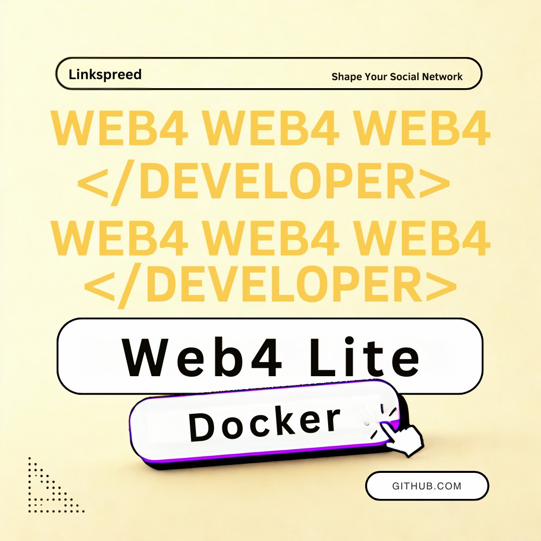 linkspreed's tweet photo. ๐ Developers, assemble! ๐ Linkspreed unveils Web4 Lite Docker Container on GitHub! ๐ป Build your community-driven networks with ease. Get started now and shape the future of Web4! ๐ฅ #Web4 #Developer #Docker #GitHub #Linkspreed https://t.co/RxyvZ6CVTB