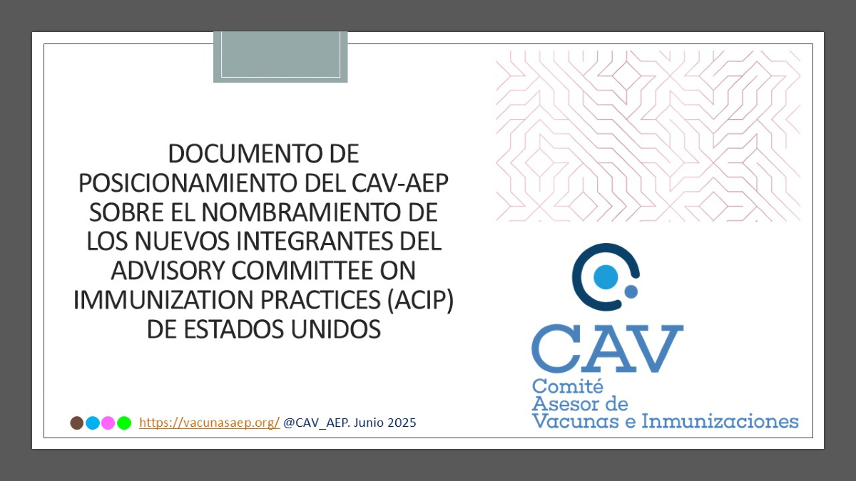 El CAV-AEP manifiesta su desacuerdo con este cambio radical, que considera injustificado, carente de base científica y potencialmente perjudicial para la salud pública. 
vacunasaep.org/profesionales/…