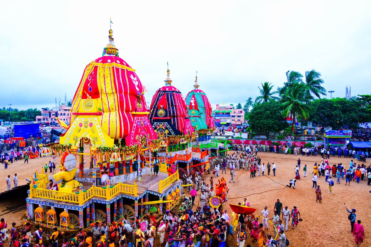 sambitswaraj's tweet photo. जय जगन्नाथ 🙏

#BahudaJatra https://t.co/72QrvUm9ev