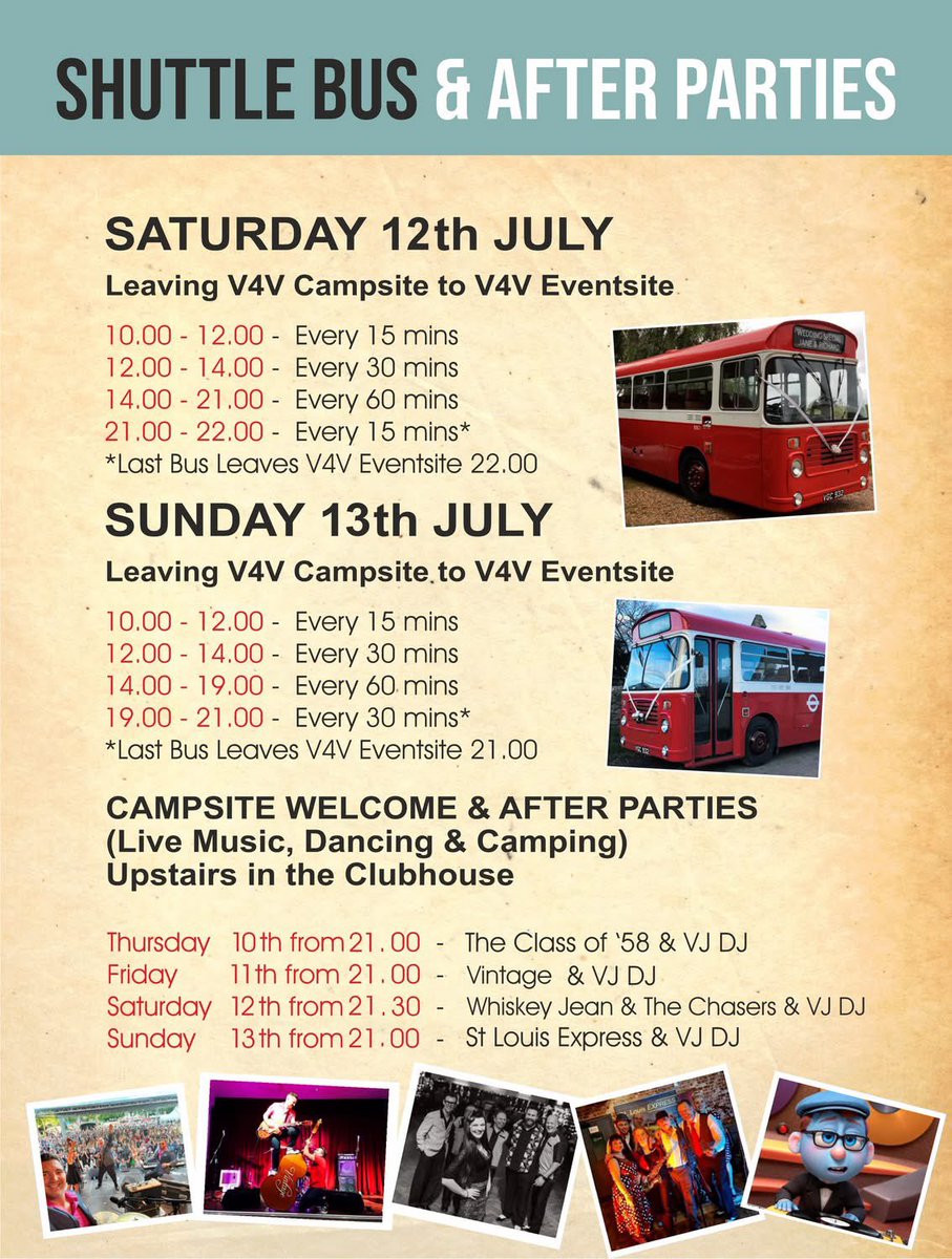 Amazing Line Up <a href="/V4VCardiff/">Vintage For Victory 2025</a> 🏴󠁧󠁢󠁷󠁬󠁳󠁿 AFTER PARTIES &amp; A BUS TOO !!!🚍🚌 All Aboard for a Trip Back in Time 🌐 10th / 13th July vintageforvictory.co.uk  <a href="/theclassof58/">The Class of '58</a> ⭐️ Vintage Rock N Roll ⭐️<a href="/WhiskeyJChasers/">Whiskey Jean & The Chasers</a> ⭐️ St Louis Express