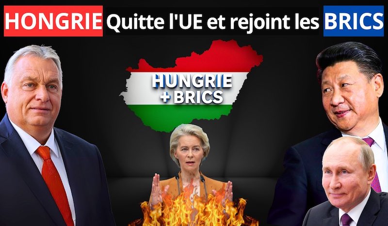 La Hongrie quitte l'UE et surprend le monde avec une alliance BRICS-Chine : fin des sanctions ?

La Hongrie rompt avec l’Europe et s’allie à la Chine, à la Russie et au BRICS. Ce qui semblait impensable est désormais une réalité : Budapest démantèle l’Union européenne de