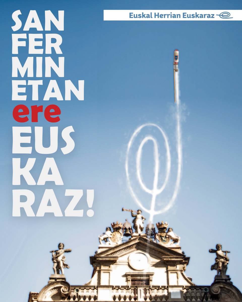 Jaietan, mingaina
euskaraz dantzan.
Gora San Fermin! 🔻