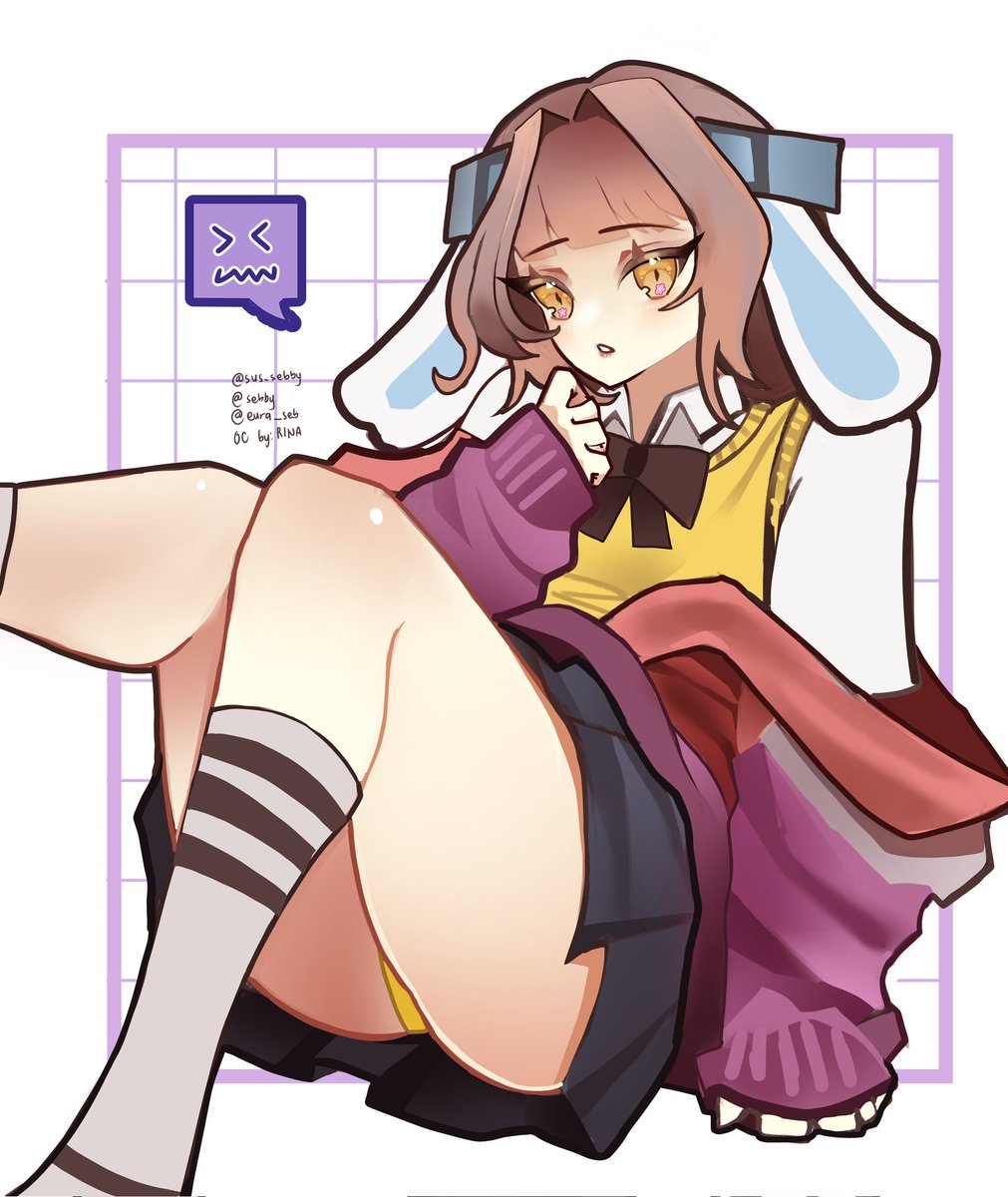 sebbyeee's tweet image. Drawing your OC into my style 🫶
#drawingchallenge #artmoots #DigitalArtist #kawaii #anime #softpastelart #softart