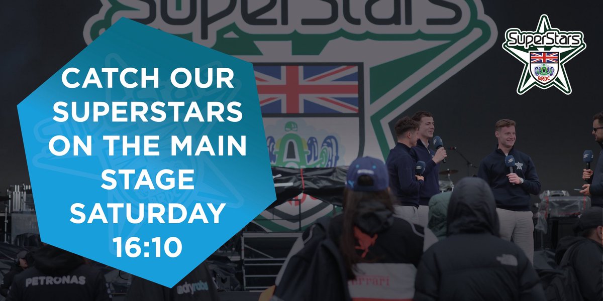 BRDC SuperStars (@brdcsuperstars) on Twitter photo A little later in the day <a href="/LukeBrown1ng/">Luke Browning</a> will be joining <a href="/JonnyEdgar_/">Jonny Edgar</a> , <a href="/Joseph_Loake/">Joseph Loake</a>, Callum Voisin, Louis Sharp and Seb Priaulx.
Come along and see them at 16:10 on the Silverstone Main Stage.
#BRDCSuperStars #BritishGP A little later in the day <a href="/LukeBrown1ng/">Luke Browning</a> will be joining <a href="/JonnyEdgar_/">Jonny Edgar</a> , <a href="/Joseph_Loake/">Joseph Loake</a>, Callum Voisin, Louis Sharp and Seb Priaulx.
Come along and see them at 16:10 on the Silverstone Main Stage.
#BRDCSuperStars #BritishGP