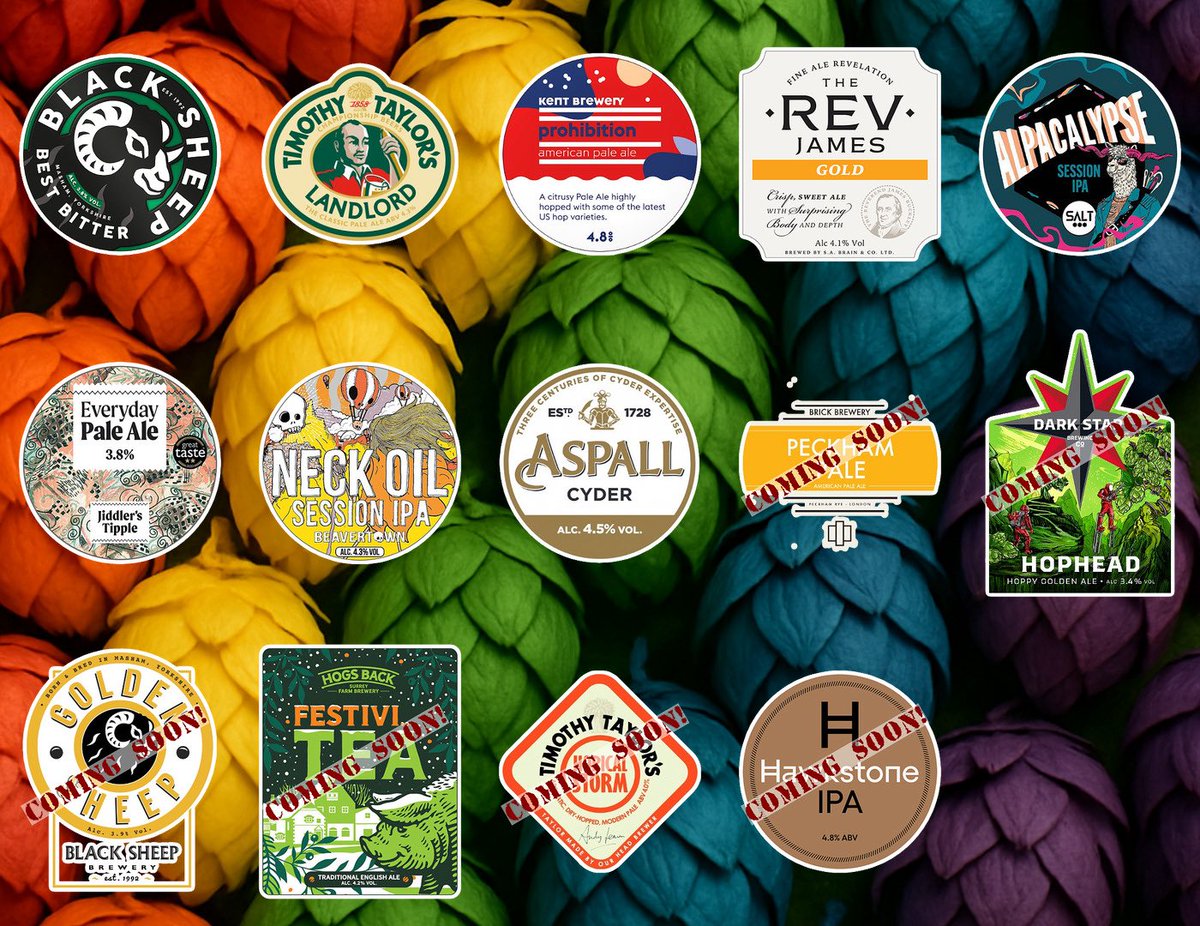 Two Sawyers Ale House (@twosawyersct1) on Twitter photo On the bar today!
Beer Board: bit.ly/3NA226u
<a href="/BlackSheepBeer/">Black Sheep Brewery</a> <a href="/TimothyTaylors/">Timothy Taylor's Brewery</a> <a href="/kentbrewery/">Kent Brewery</a> <a href="/brainsbrewery/">Brains</a> <a href="/SaltBeerFactory/">SALT</a> #JiddlersTipple <a href="/BeavertownBeer/">Beavertown Brewery</a> <a href="/Aspall/">Aspall</a>
#RealAleFinder On the bar today!
Beer Board: bit.ly/3NA226u
<a href="/BlackSheepBeer/">Black Sheep Brewery</a> <a href="/TimothyTaylors/">Timothy Taylor's Brewery</a> <a href="/kentbrewery/">Kent Brewery</a> <a href="/brainsbrewery/">Brains</a> <a href="/SaltBeerFactory/">SALT</a> #JiddlersTipple <a href="/BeavertownBeer/">Beavertown Brewery</a> <a href="/Aspall/">Aspall</a>
#RealAleFinder