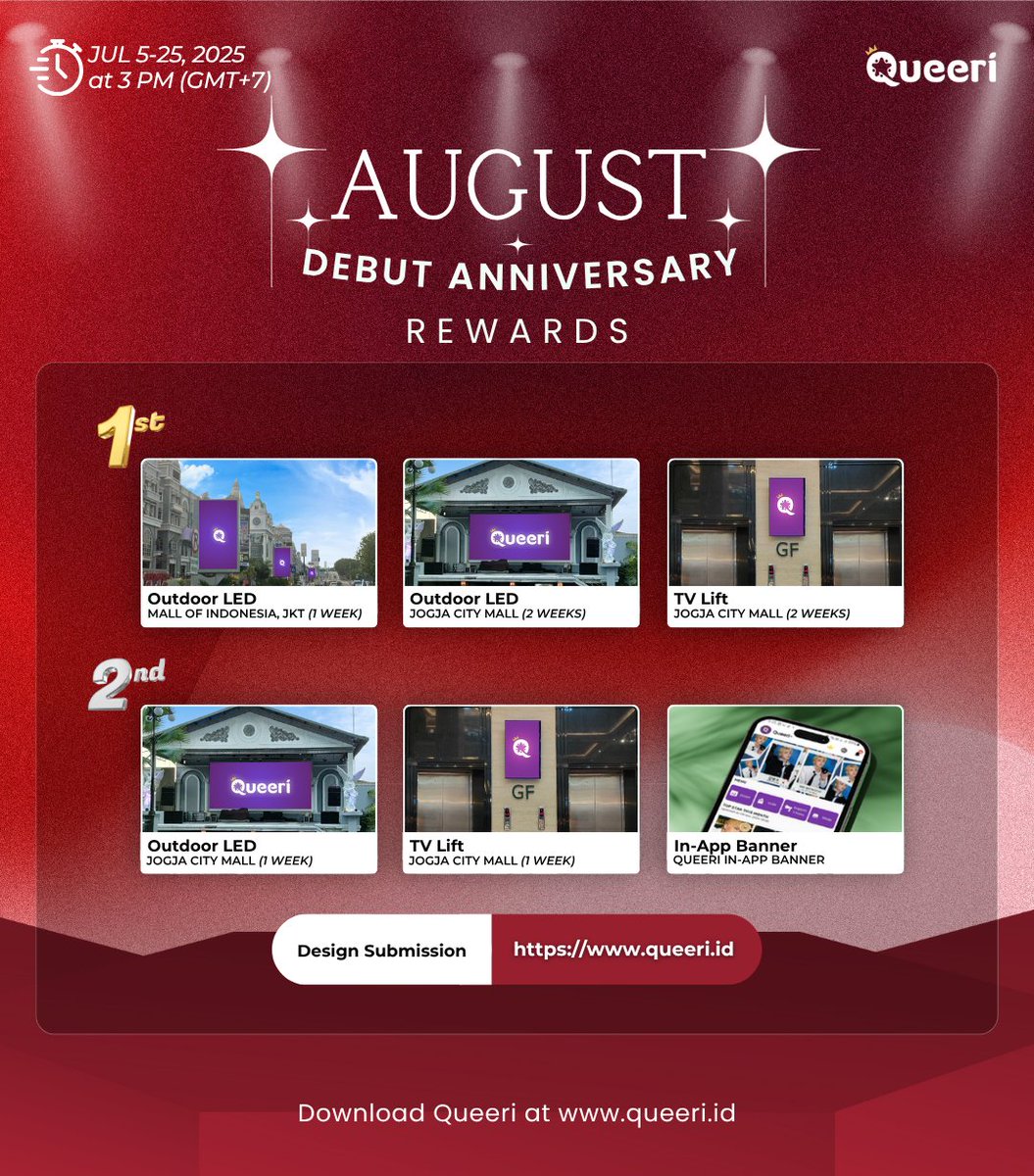 queeri_official's tweet photo. [📢] STARTING TODAY!
 💫 August Debut Anniversary 💫

🏆 15 Nominees 2 Winners
🗓️ 07/5 - 07/25 at 3 PM (GMT+7)

#JAYB #GOT7 #ARrC #FATOU #BLACKSWAN #ChoiHyunWook #HANSEUNGWOO #VICTON #MEOVV #BLACKPINK #REDVELVET #GirlsGeneration #NCTDREAM #TREASURE #BIGBANG #BOA #Gen1es #PRESS_HIT_PLAY

Vote here : https://t.co/bGQYayowmm

#Queeri #Queeri_Vote