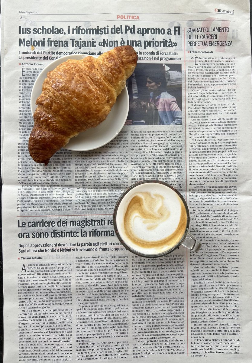 Sovraffollamento, emergenza perpetua.
Su ⁦<a href="/ilriformista/">Il Riformista</a>⁩ di oggi