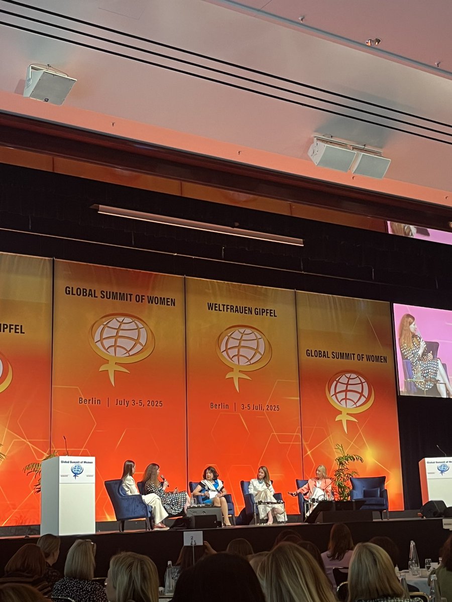 martafernandez's tweet photo. At 2025 Global Summit of Women in Berlin discussing the key role women play leading advances in business and technology. Inspirational sessions on leadership and discussing the role of #AI, #agents #quantumcomputing in our future to drive transformation. #IBM https://t.co/Q0tvqZullq