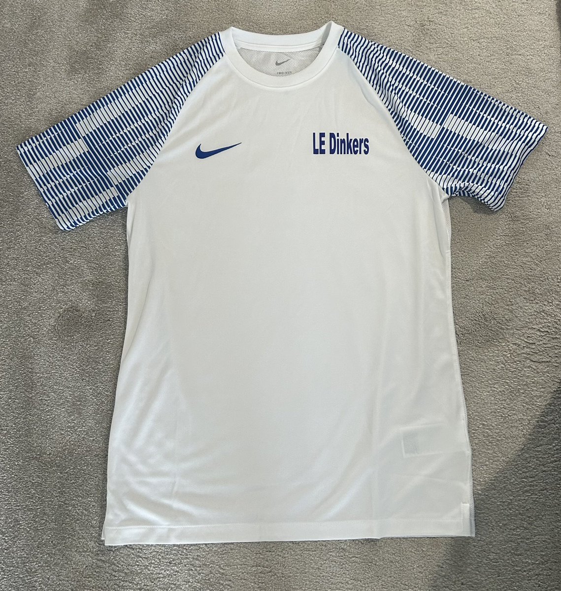 SignalMalouda's tweet photo. LE Dinkers can finally reveal their new shirt ahead of the upcoming season

The club are in talks with KGjoinery over a record, unprecedented front of shirt sponsor deal, along with J.W.S. Flooring for the back of shirt sponsor 

Kit will be in action tomorrow for tomorrows game https://t.co/EiskaUYI2Y