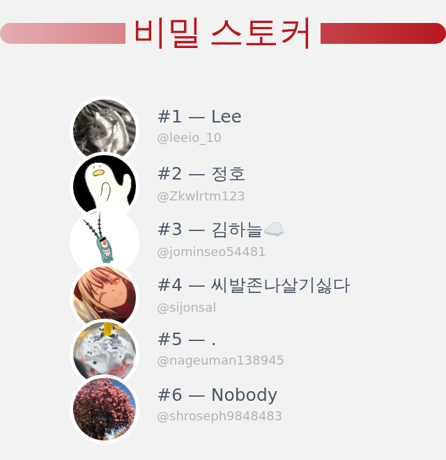 누가 내 트위터 프로필을 방문했는지 확인했습니다!

⠀➡️ infinityweet.com/secret-stalkers