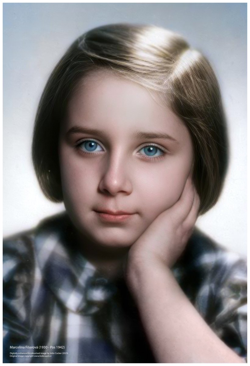 On this day in 1930, a Czech Jewish girl was born. On the 3 Aug 1942 she was deported to Theresienstadt with her mother and on the 20 Aug 1941 to the Riga Ghetto. They both perished in the Shoah. Her name was Marcelina Fišerová