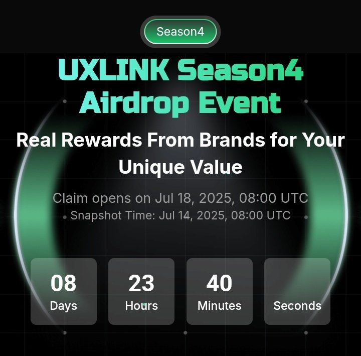 FLOWRIX_888's tweet photo. Only 8 days left . Join now $UXLINK airdrop S4 AI Growth Agent Task is live now >> https://t.co/u26nLmQ49c https://t.co/pkuwmrPEpx