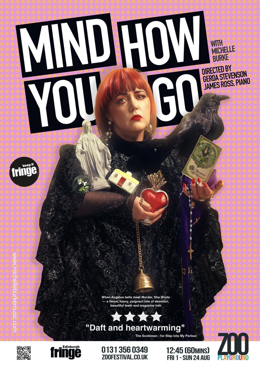 🎭 Just under 4 weeks to go until Mind How You 🐦‍⬛⁦⁦<a href="/ZOOvenues/">ZOO</a>⁩ poster @blackroguemedia photography ⁦⁦<a href="/mihaelabodlovic/">Mihaela Bodlovic</a>⁩

 #EdFringe #ZOOvenues #Fringe2025 #Theatre #Music #PosterReveal #DareToDiscover

🕧 12:45pm | 1st – 24th Aug

edfringe.com/tickets/whats-…