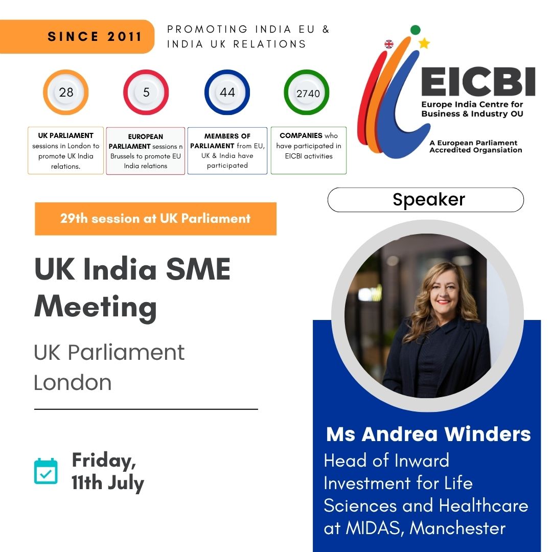 Europe India Centre for Business and Industry (@europeindiacbi) on Twitter photo Ms. Andrea Winders from MIDAS, Manchester at the 29th session of #EICBI in UK Parliament!
Topic: "๐โ๐ฆ ๐ผ๐๐๐๐๐ ๐ถ๐๐๐๐๐๐๐๐ ๐โ๐๐ข๐๐ ๐ถโ๐๐๐ ๐ ๐๐๐๐โ๐๐ ๐ก๐๐.โ
Learn more at UK India SME Meet | 11 July | UK Parliament.
eicbi.org/uk-india-sme-mโฆ Ms. Andrea Winders from MIDAS, Manchester at the 29th session of #EICBI in UK Parliament!
Topic: "๐โ๐ฆ ๐ผ๐๐๐๐๐ ๐ถ๐๐๐๐๐๐๐๐ ๐โ๐๐ข๐๐ ๐ถโ๐๐๐ ๐ ๐๐๐๐โ๐๐ ๐ก๐๐.โ
Learn more at UK India SME Meet | 11 July | UK Parliament.
eicbi.org/uk-india-sme-mโฆ