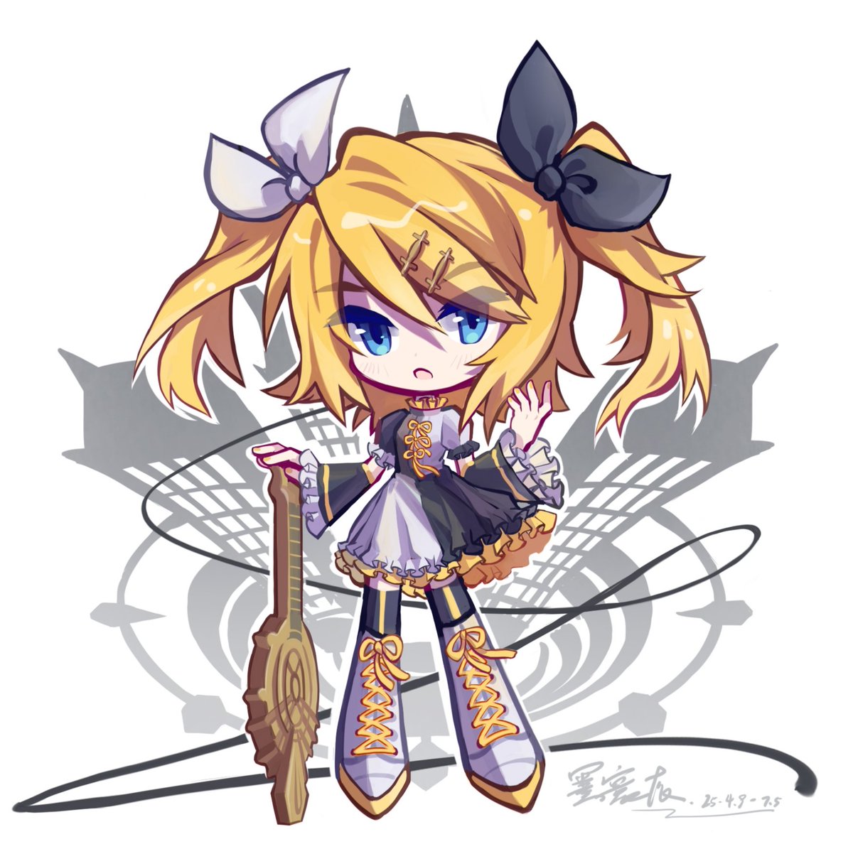 mohuanchen's tweet image. #鏡音リン  #VOCALOID