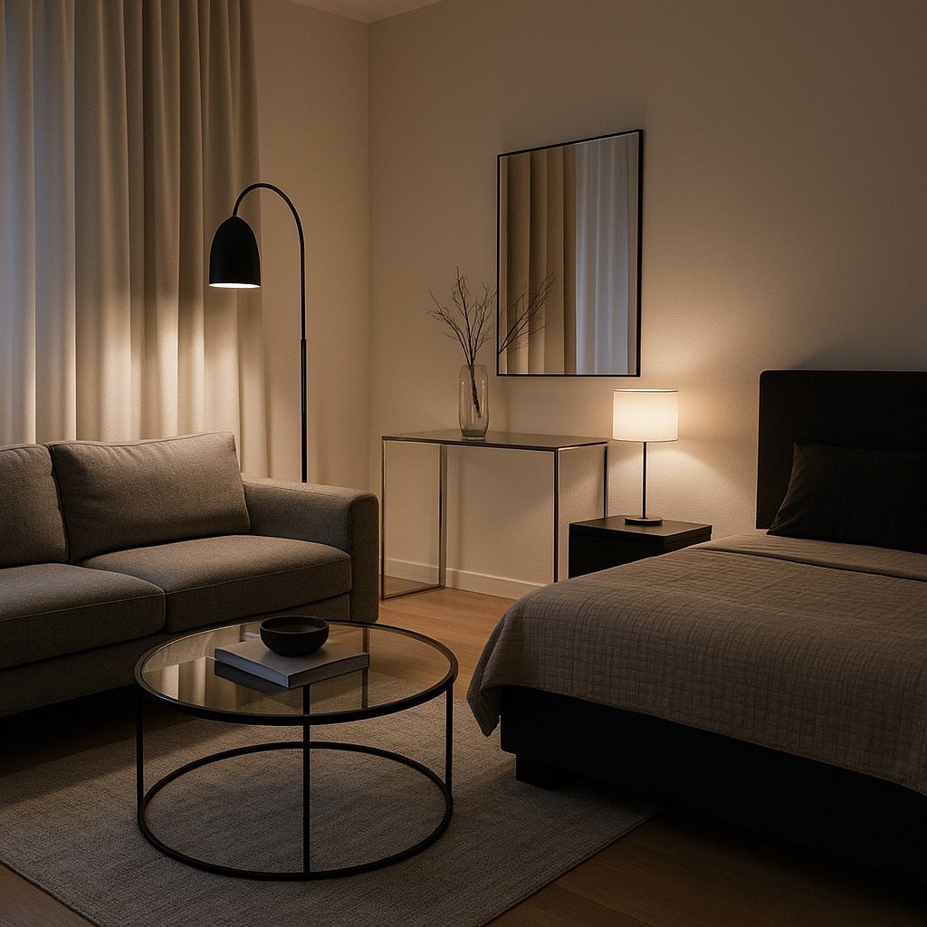 【ホテルライク部屋の3条件】
この3つが揃って最強のホテルライクなモテ部屋が完成する

✔︎ ①色の統一感