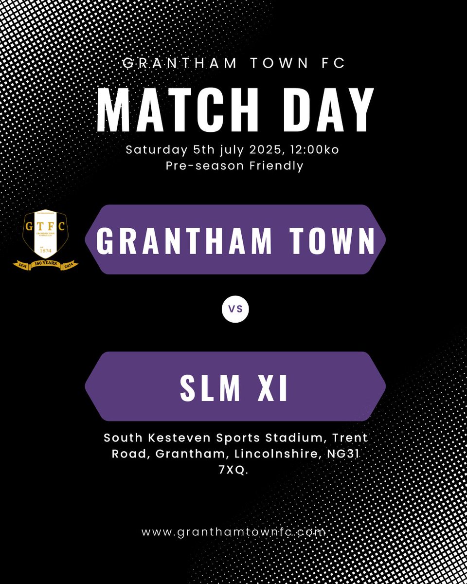 granthamtownfc's tweet photo. Match Day.
football returns to the meres today as @granthamtownfc take on SLM XI 12:00 KO. 
Also look out for some club updates soon https://t.co/pp2lFjYQ1B