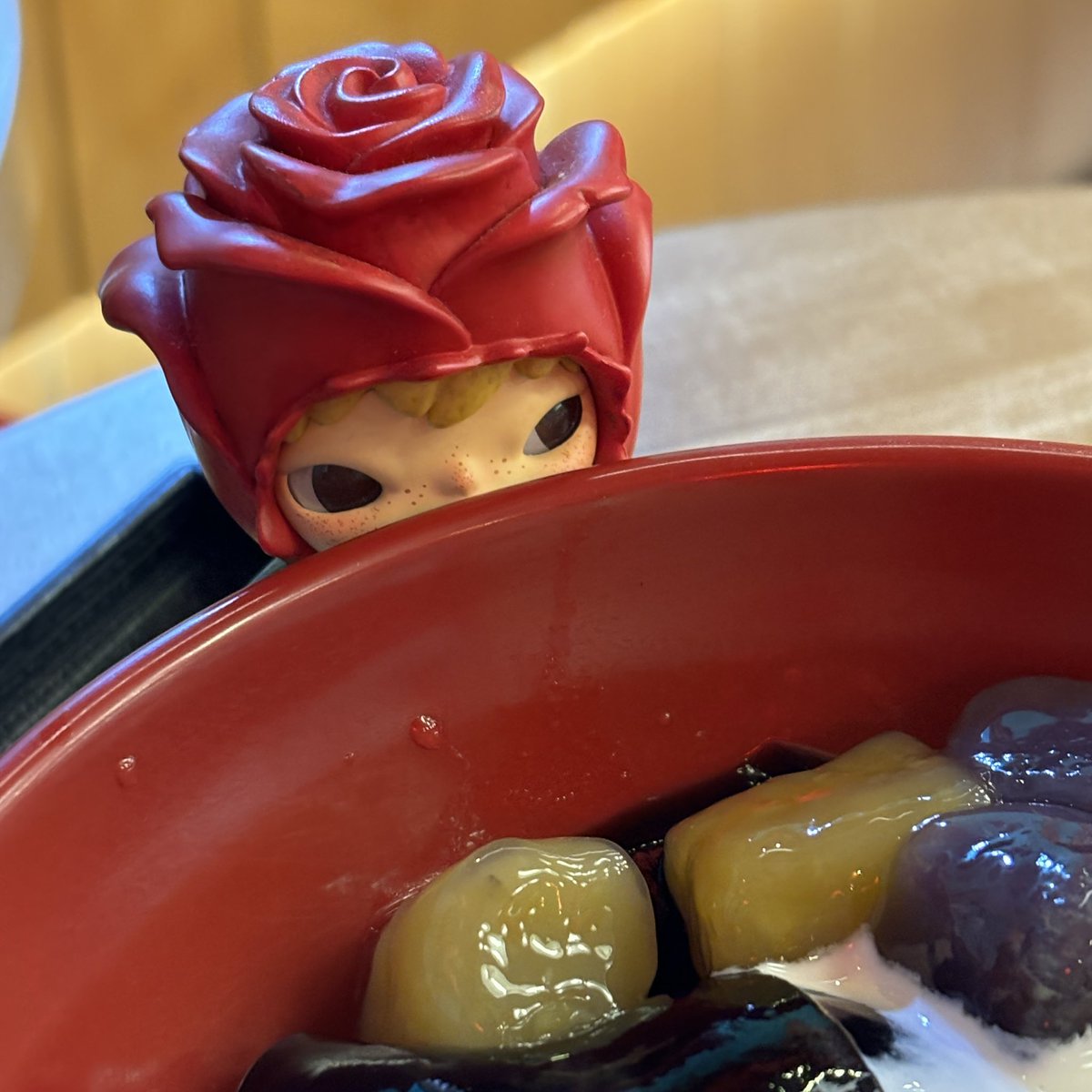 he is so curious…👀🍧
