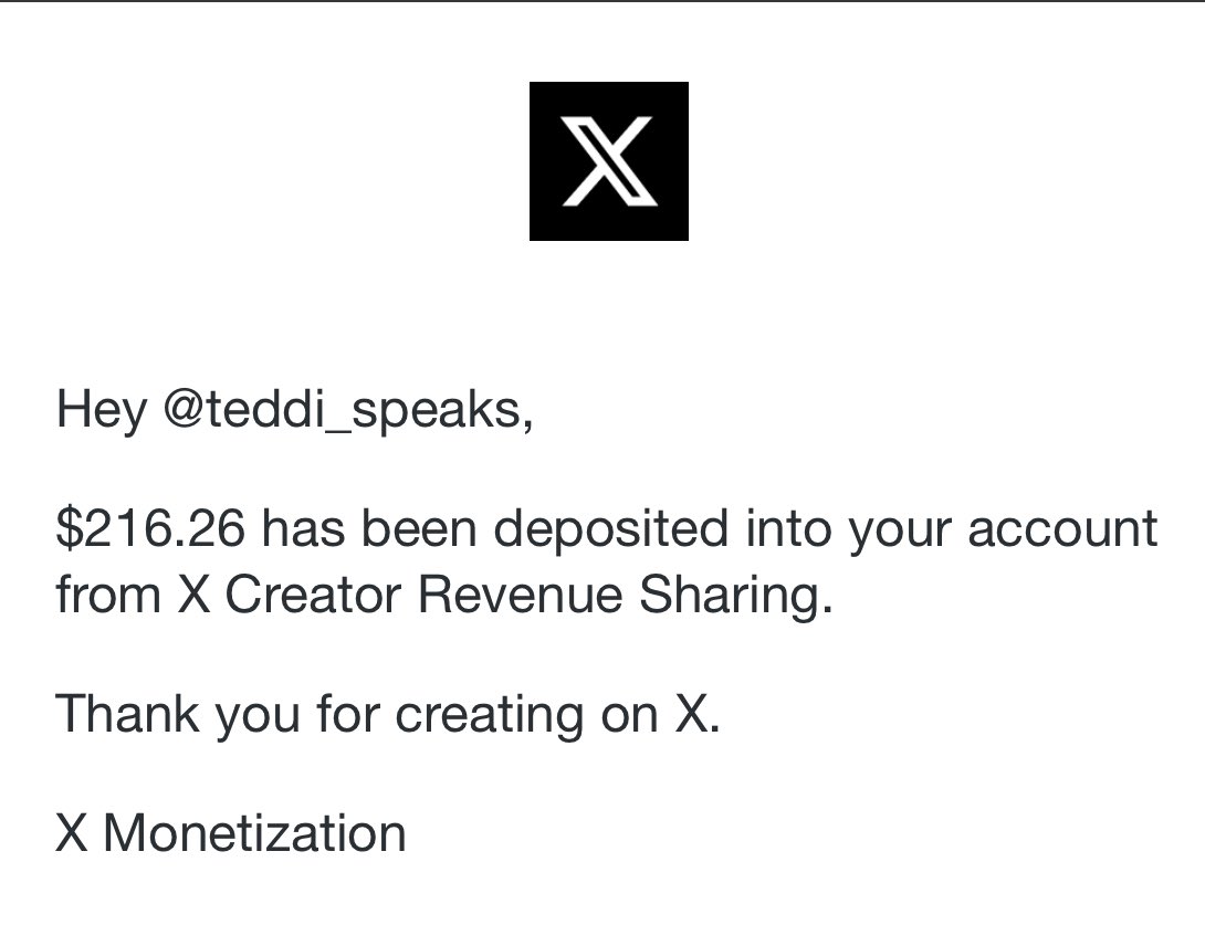 Elon cheque getting fatter. Road to $500 bimonthly.