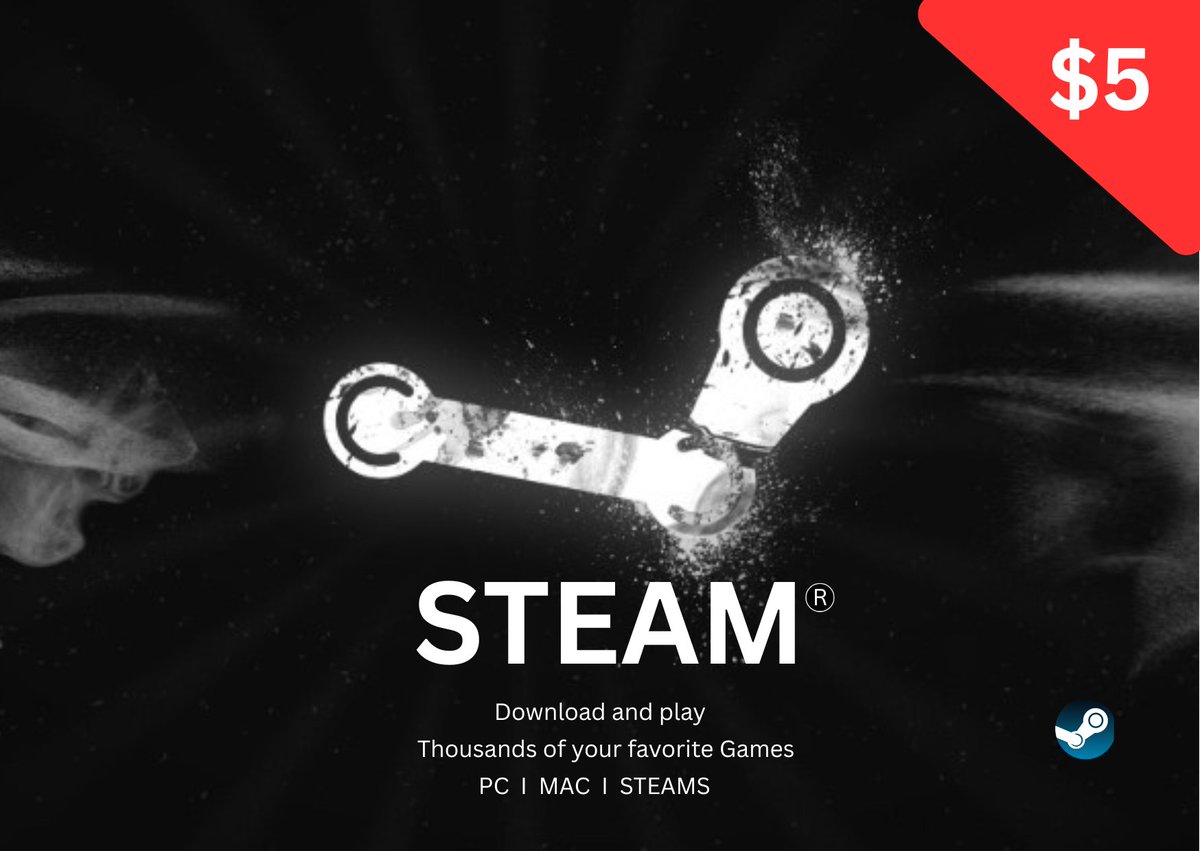 🎁 5$ Steam Gift Card Giveaway 🎁 （4 winners）

👉How to Enter :
✅ Follow me <a href="/oswalt_t28694/">Sabrina T. Oswalt</a>
✅ Retweet + Like
⏰ Ends on July 9  ( 72h left)
🎮Discord has milestone giveaway ( $50 x 2 +$10 x 10 winners) - Just react emoji 🎉 to enter 
tinyurl.com/yf4yh7nb

#Giftsplash #gift