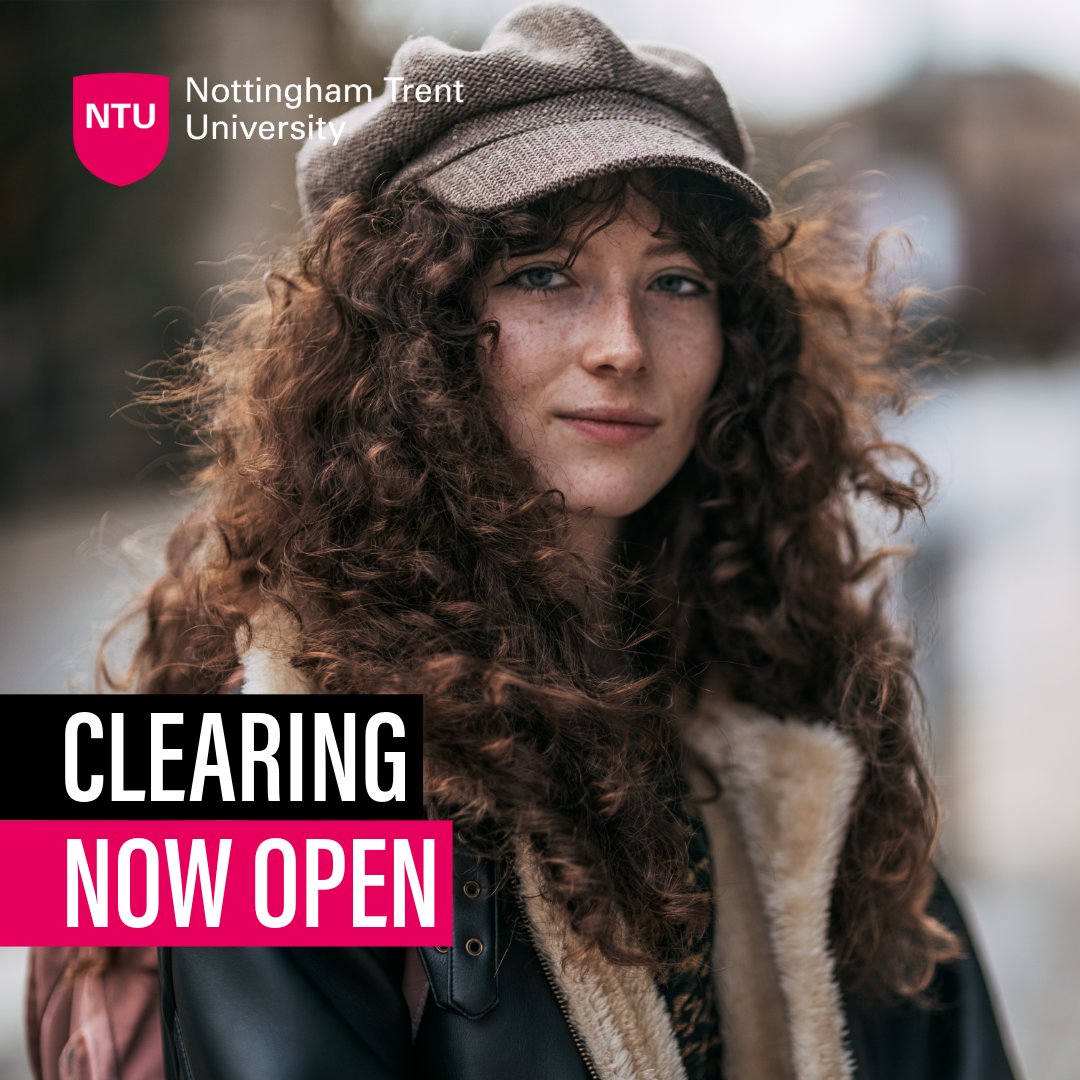 🙌 Clearing at NTU is officially open! 

To apply to NTU call +44 (0)115 848 6000 or apply online at bit.ly/46qgom7

📞 Phones line are open Saturday 5 July 9 am - 1 pm