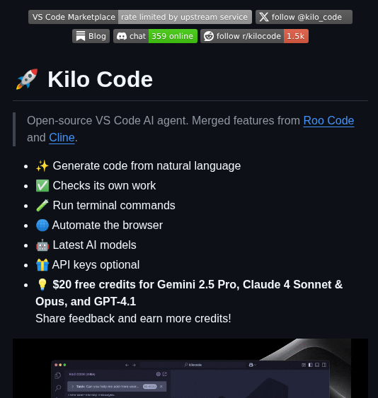 tom_doerr's tweet image. AI coding assistant for planning, building, and fixing code in your editor