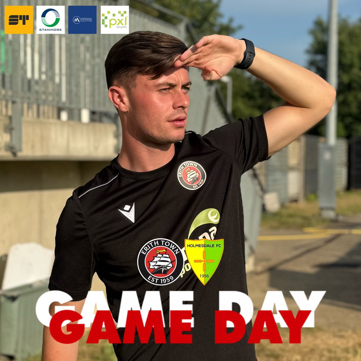 Erith Town FC (@erithtown) on Twitter photo 🛡️ | GAME DAY
It’s Saturday, you know what that means?
We’re back for preseason where we take on <a href="/HolmesdaleFC/">Holmesdale 1956 FC</a> at the <a href="/StanmoreLtd/">Stanmore Ltd</a>.
With kick off at 1:00pm we can’t wait to see you back in SE28!
#UpTheDockers 🛡️ | GAME DAY
It’s Saturday, you know what that means?
We’re back for preseason where we take on <a href="/HolmesdaleFC/">Holmesdale 1956 FC</a> at the <a href="/StanmoreLtd/">Stanmore Ltd</a>.
With kick off at 1:00pm we can’t wait to see you back in SE28!
#UpTheDockers