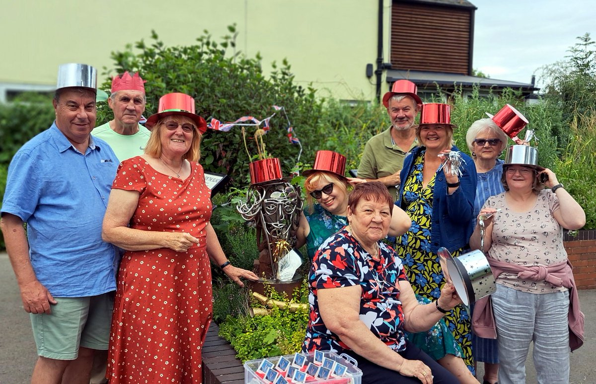 To mark the 80th anniversary of Florence Patton's election as the first woman MP for Gedling (in the 1945 General Election), a group of local Labour activists visited her statue in the Sensory Garden for an informal celebration