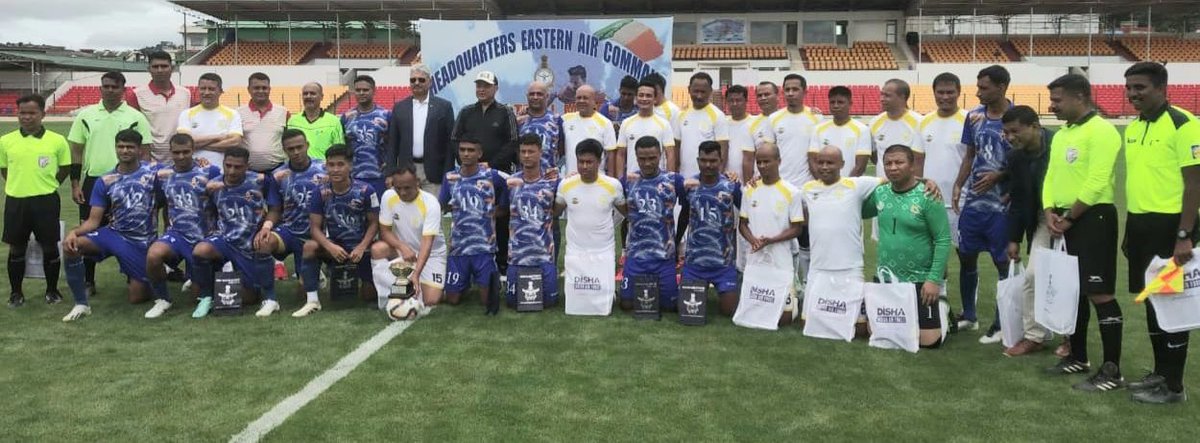 The match was organised as part of #IAF's endeavour to promote bonhomie, health and discipline through participation in #Sports.