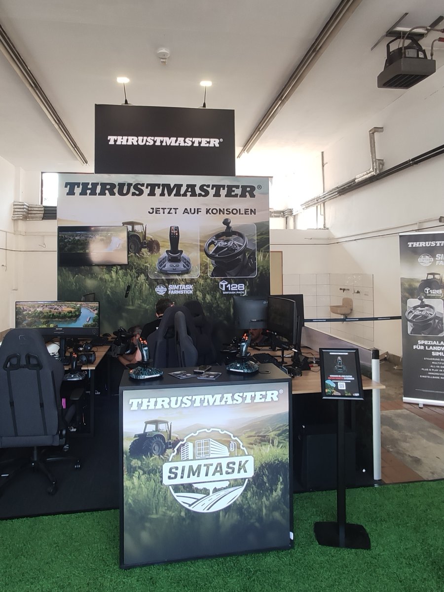 We’ve landed at FarmCon 25! 🚜
After checking out the real tractors, swing by our booth to try them out in Farming Simulator! 
The full SimTask range is waiting for you — come take the wheel!🌾