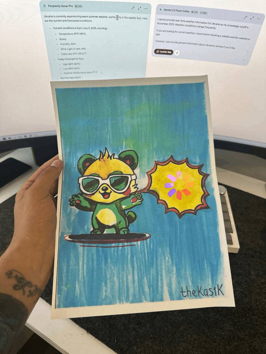 adelliaclara's tweet image. 🎉 Weekend’s here! Time to unwind, dive into your hobbies, or try something new 🎨📚🎮

Need a little inspiration? Let AI spark your creativity 😉
🔗 @yupp_ai  — your weekend idea generator!
#WeekendVibes #AIpowered #HobbyTime