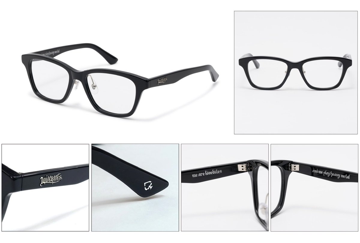 lovebites_jp's tweet image. 🐺👓LOUD EYEWEARとのコラボにより生まれた #LOVEBITES メガネの受注は7/7(月)まで‼️先着購入特典のミニクロスも残りわずか❗️…
