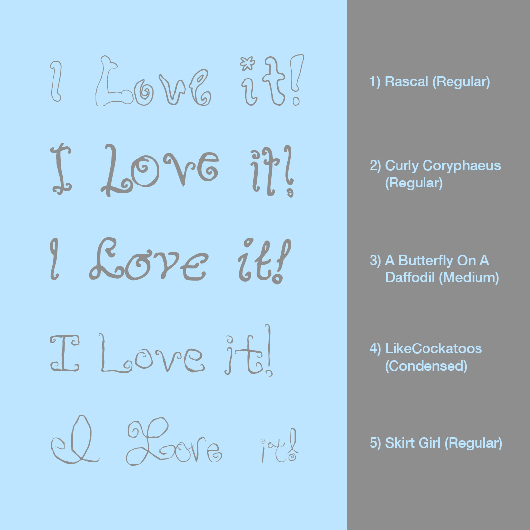 폰트 정보 공유 !