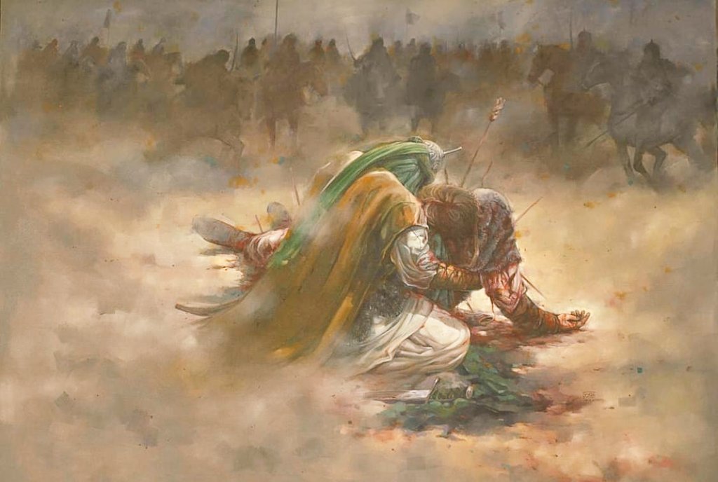 FareehaNaz110's tweet photo. 9 moharram Condelence to Ahlybaitع and all belivers martyrdom Ali Akbarع 
لشکر سے کہا شمر نے کاٹو سرِ اکبرؑ
ہمشکلِ پیمبرؐ ہے، پیمبرؐ تو نہیں ہے۔💔 https://t.co/9hTYnwf93q
