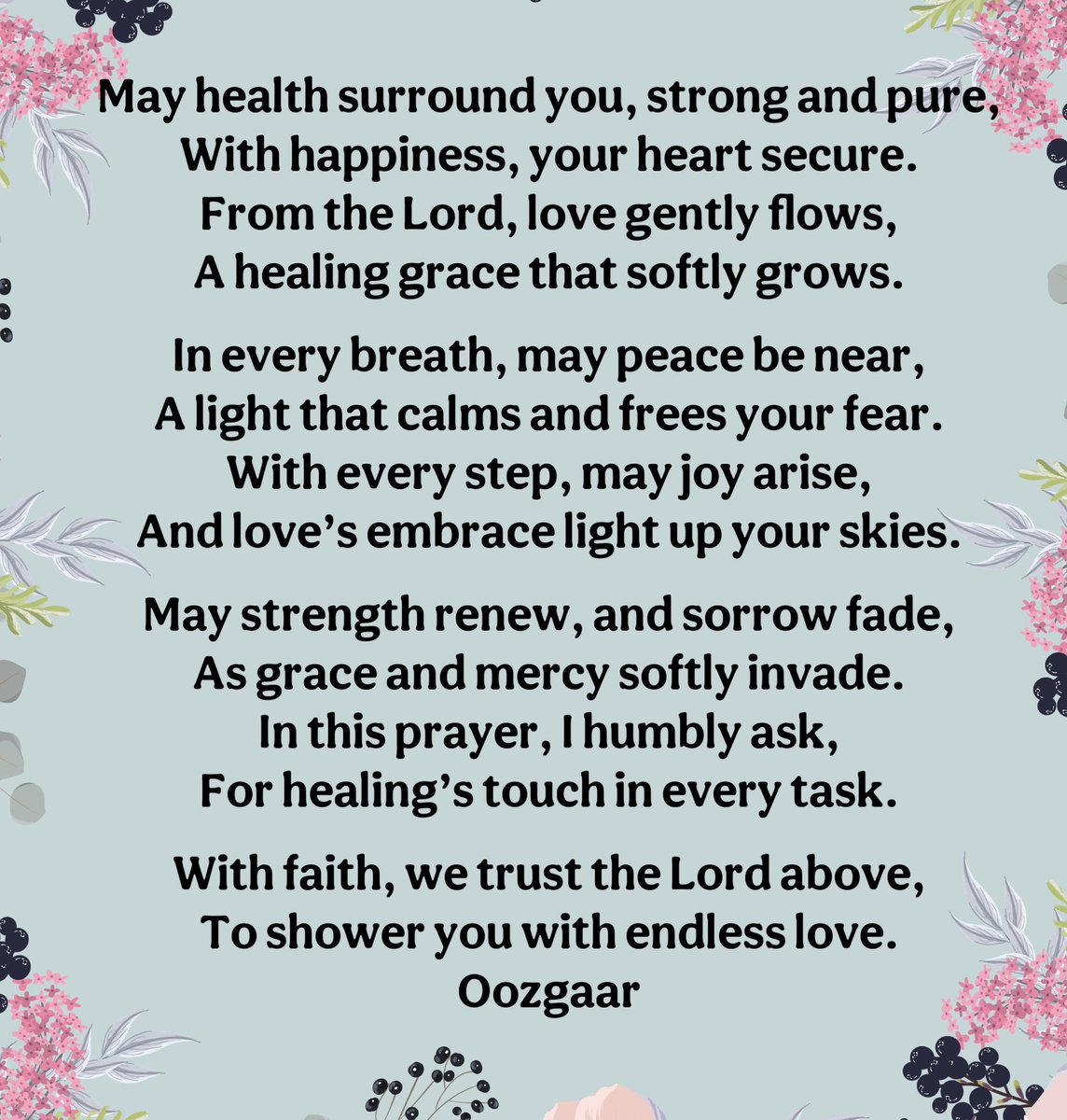 I miss you Oozgaar.  Come back.
Thank you for the loving poem.
#orlaronay