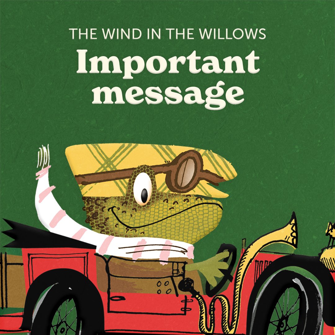 SUNSHINE, CLOUD &amp; maybe a couple of SHOWERS forecast for this Sunday's outdoor theatre performance of THE WIND IN THE WILLOWS - bring an umbrella just in case! Full details and tickets on fulbournarts.org It'll be great fun once again whatever the weather!