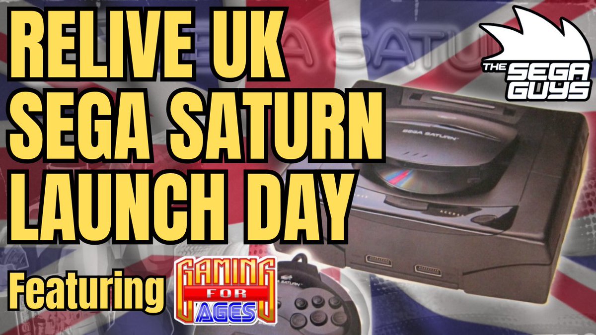 Dan 'The Mega' Driver (@swooper_d) on Twitter photo On Monday, the eve of the Saturn's UK Anniversary, <a href="/TheSEGAHolic/">The SEGAHolic ใปใฌใใชใใฏ</a> and I are joined by the gents at <a href="/Gaming_For_Ages/">Gaming For Ages - ๐๐๐ข ๐๐๐ ๐๐๐๐๐๐๐!</a> as we share our memories and stories of the Saturn launch! 3/5 ๐งต
6pm on <a href="/RadioSEGA/">RadioSEGA ๐ก๐ถ๐ง #15YearsLiVE</a>
8pm on YouTube.com/@SEGAGuys On Monday, the eve of the Saturn's UK Anniversary, <a href="/TheSEGAHolic/">The SEGAHolic ใปใฌใใชใใฏ</a> and I are joined by the gents at <a href="/Gaming_For_Ages/">Gaming For Ages - ๐๐๐ข ๐๐๐ ๐๐๐๐๐๐๐!</a> as we share our memories and stories of the Saturn launch! 3/5 ๐งต
6pm on <a href="/RadioSEGA/">RadioSEGA ๐ก๐ถ๐ง #15YearsLiVE</a>
8pm on YouTube.com/@SEGAGuys