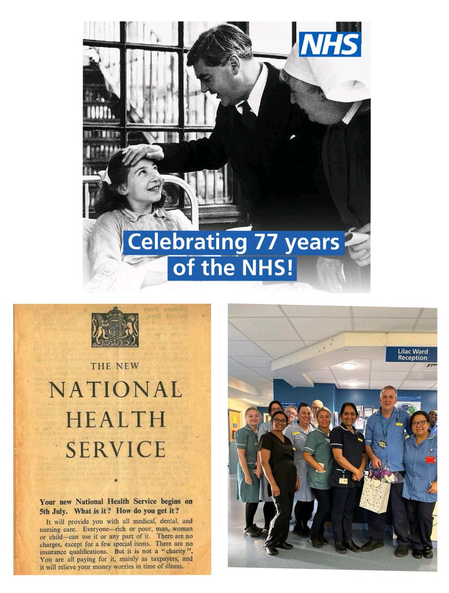 Happy birthday to the NHS. Formed 77 years ago. 💙🌈 #nhs77 #nhsbirthday