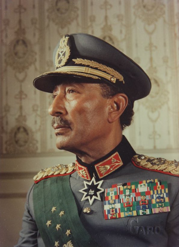 President Sadat was iconic (1970-1981) 🇪🇬